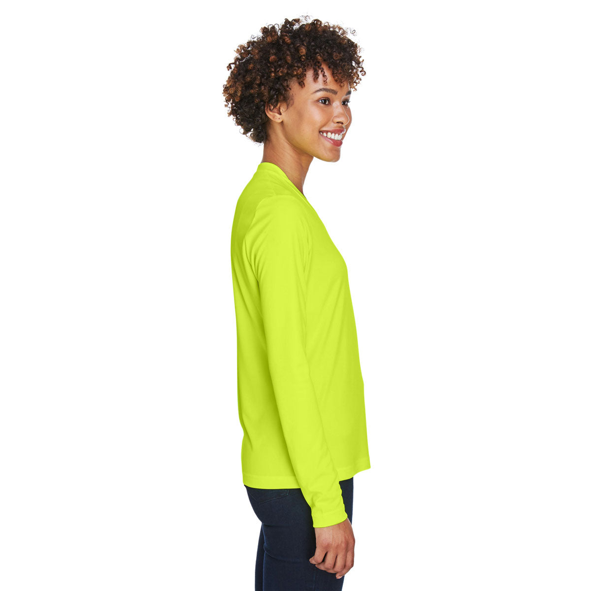 Team 365 Women's Safety Yellow Zone Long-Sleeve Performance T-Shirt: Your Ultimate Activewear Essential