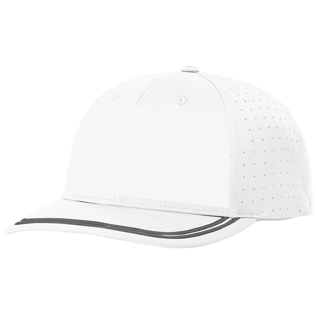 Richardson Lite Performance Cap: White/Charcoal Style