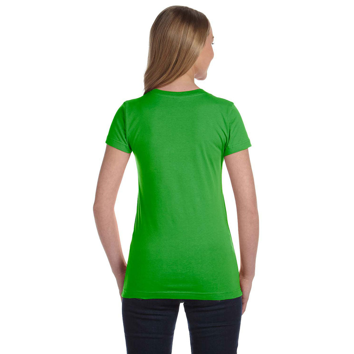 LAT Women's Apple Junior Fit Premium Jersey T-Shirt - Ideal for Brand Promotion