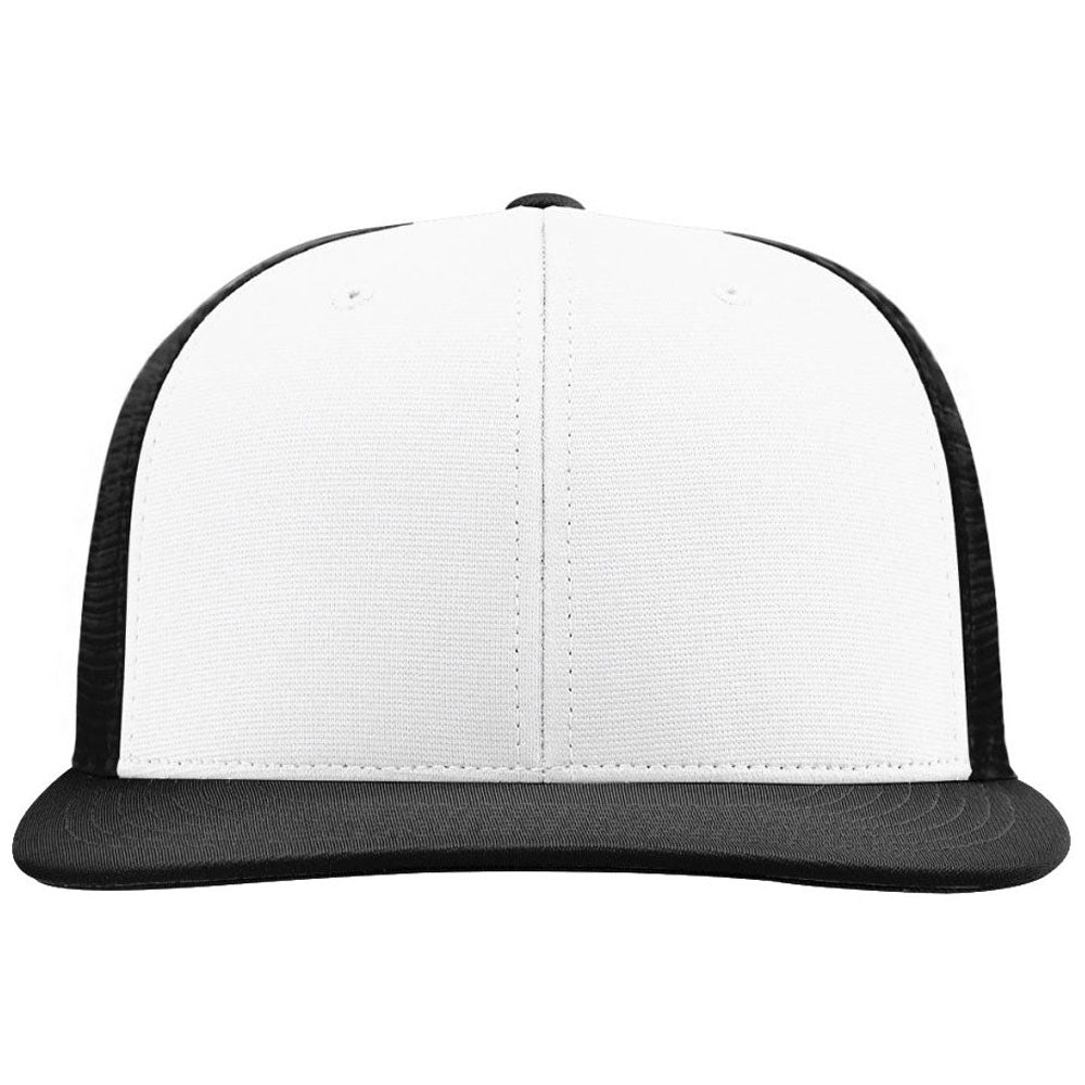 Richardson White/Black Alternate Pulse Mesh R-Flex Cap: A Stylish Americana Headwear