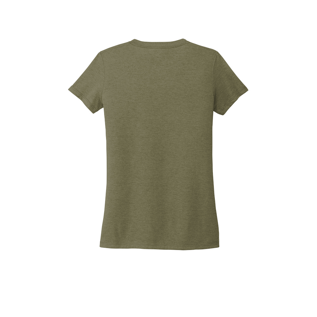 Allmade Women's Olive You Green Sustainable Tri-Blend V-Neck Tee - An Eco-Chic Essential