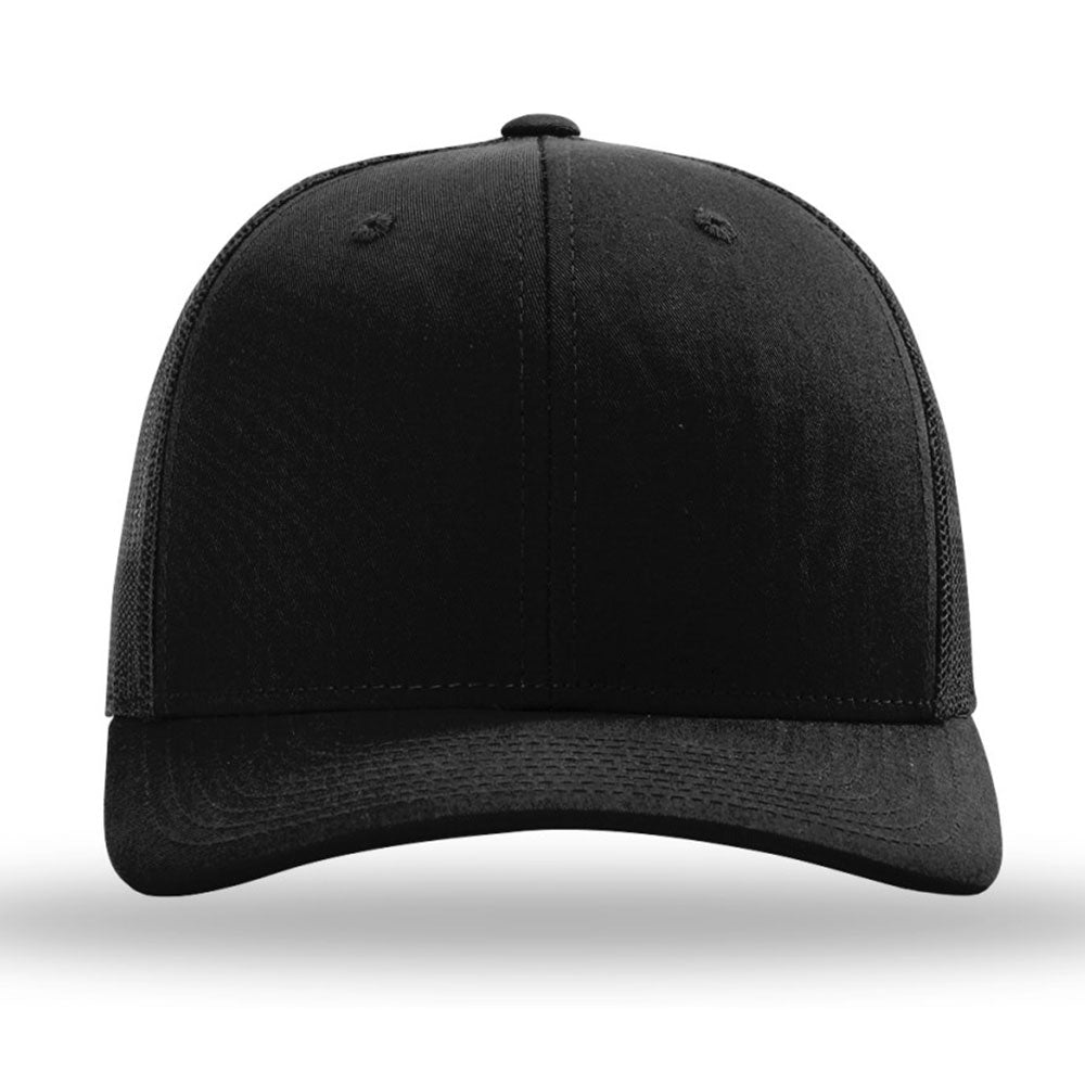 Richardson's Stunning Black Recycled Trucker Cap
