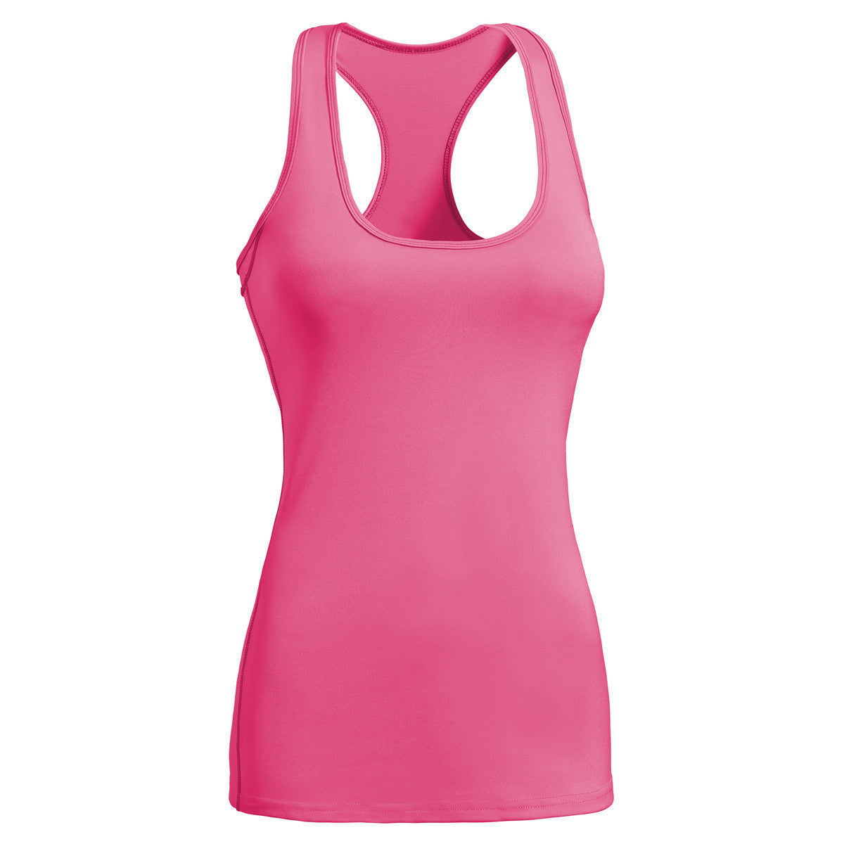 Expert Women's Stunning Hot Pink Halo Racerback Tank - Must-Have for Workouts!