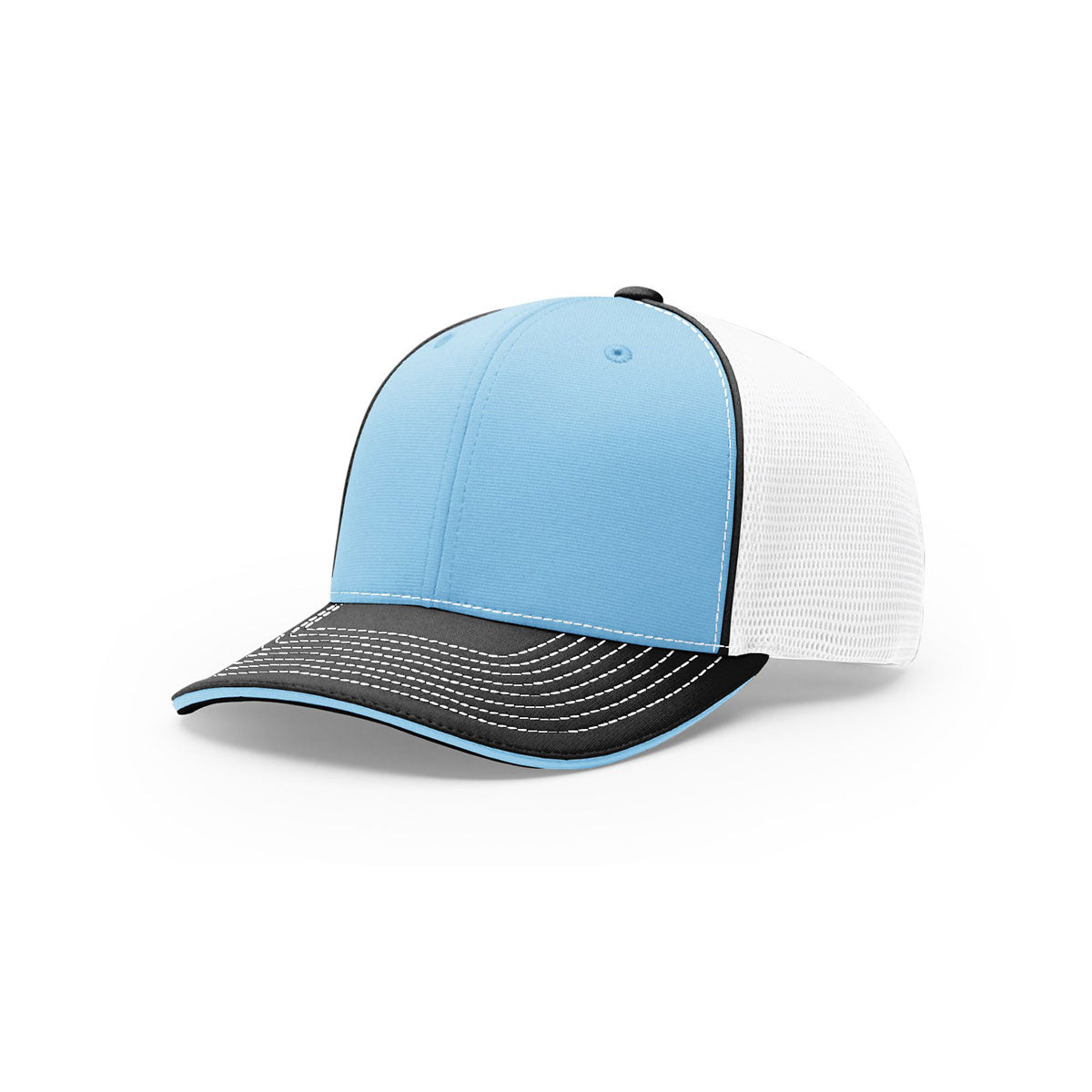 Richardson Columbia Blue/White/Black On-Field Tri-Color Pulse SportMesh R-Flex Cap: A Stylish Sports Essential