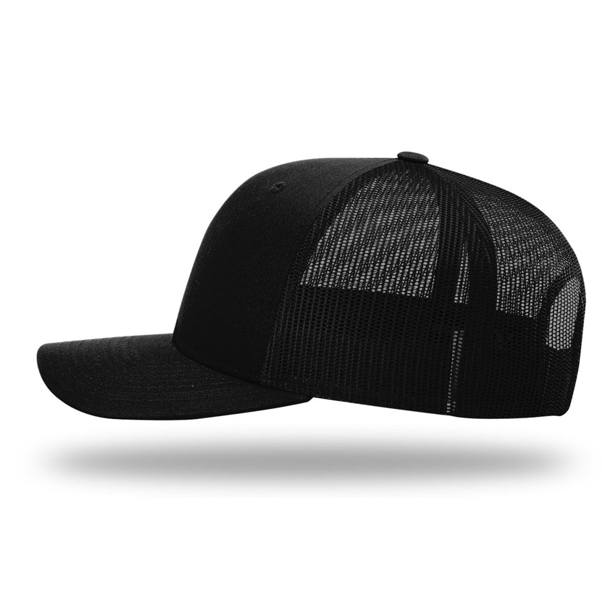 Richardson's Stunning Black Recycled Trucker Cap