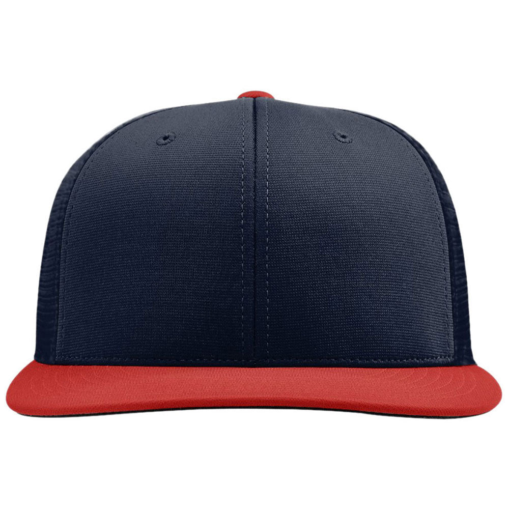 Richardson Navy/Red R-Flex Pulse Mesh Hat: A Patriotic Blend