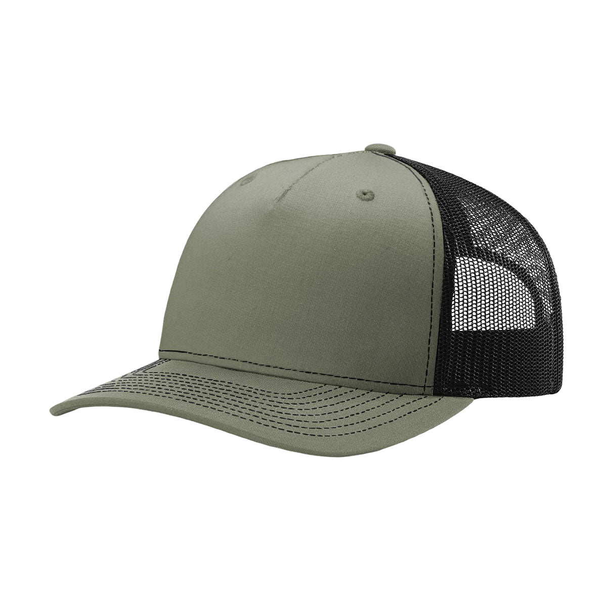 Richardson Loden/Black Customizable Five - Panel Trucker Cap
