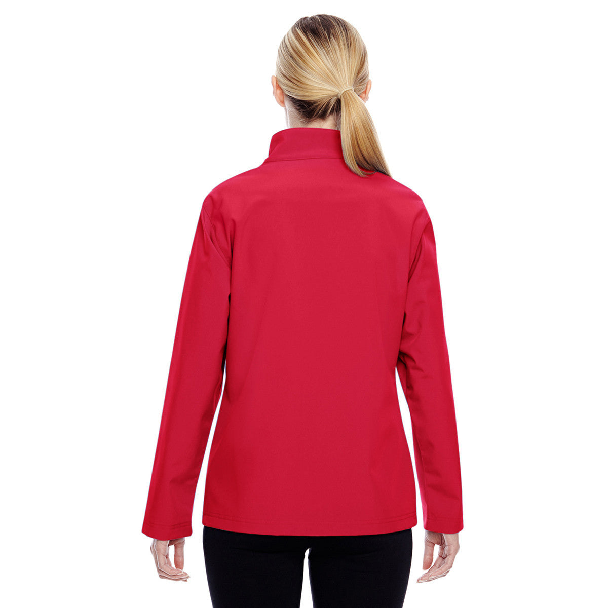 Team 365 Women's Red Leader Fashionable Soft Shell Sports Jacket