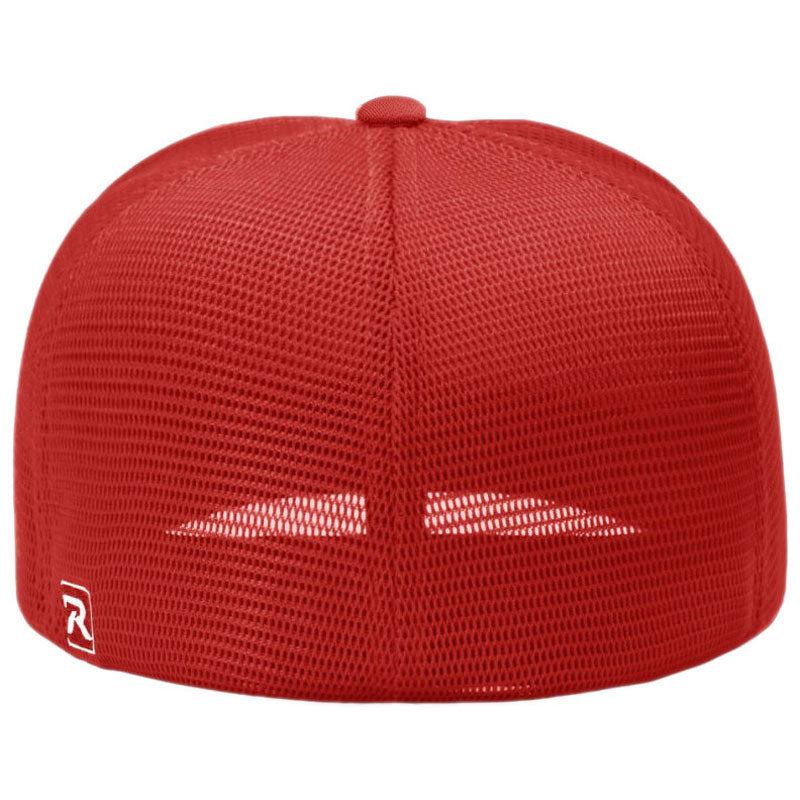 Richardson White/Red Alternate Pulse Mesh R-Flex Hat: A Stylish Americana Essential