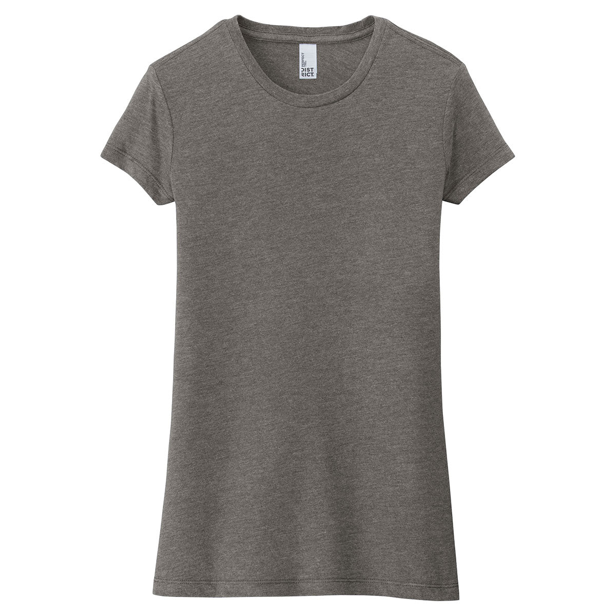 District Women's Grey Frost Fitted Perfect Tri Tee: A Fashion Must-Have