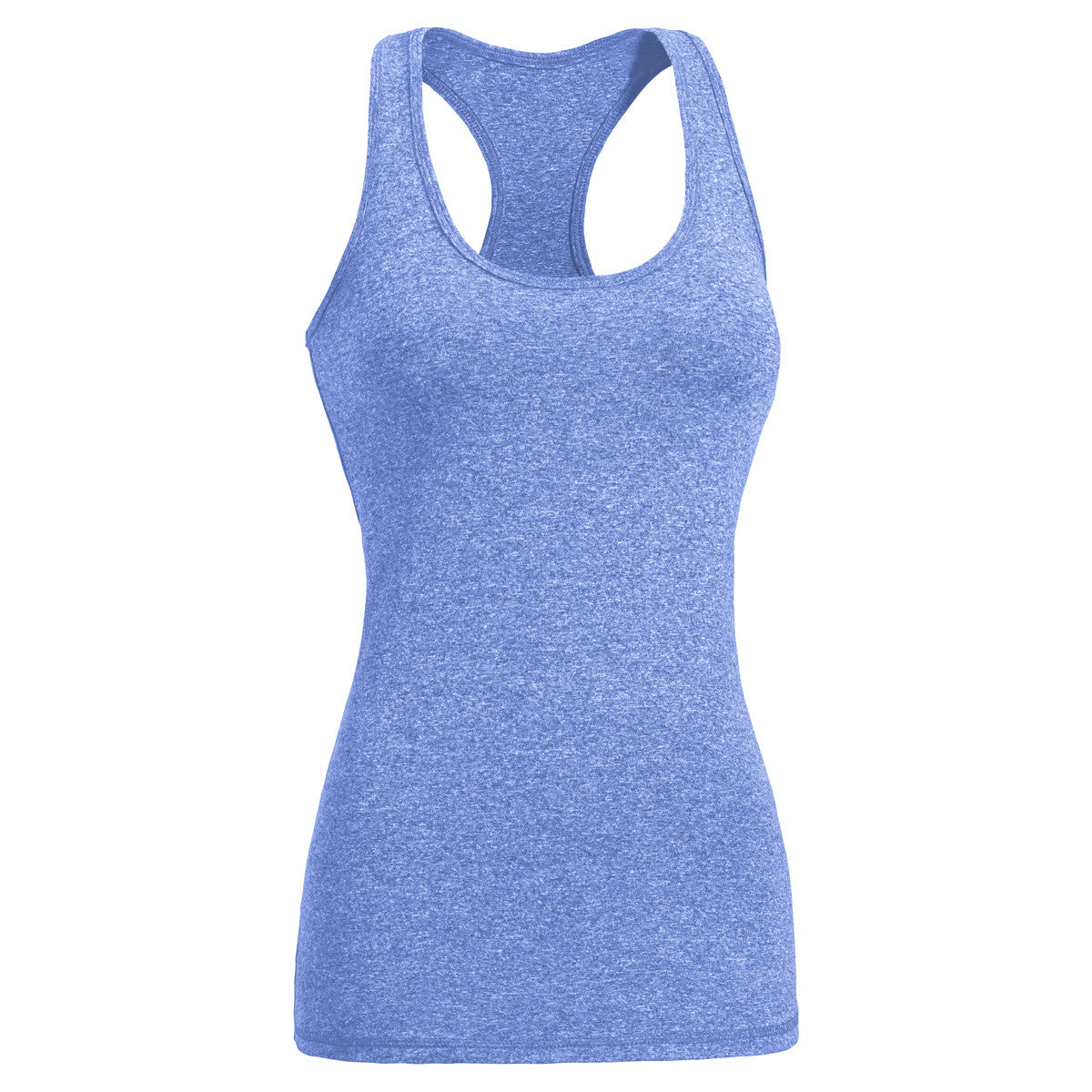 Expert Women's Royal Heather Halo Racerback - The Ultimate Workout Tank