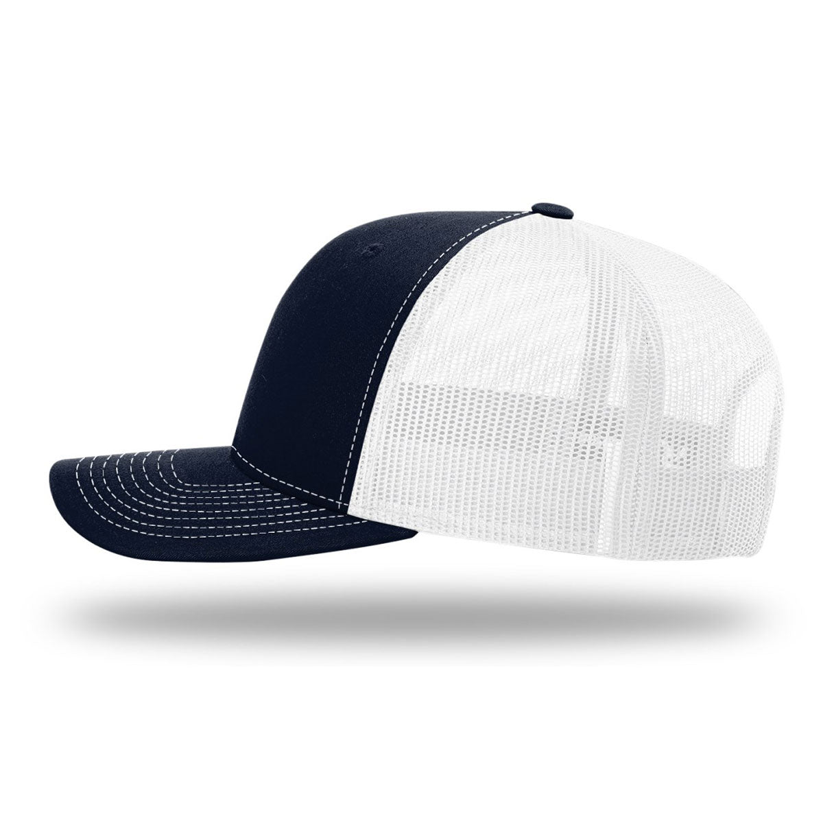 Richardson Navy/White Eco-Friendly Trucker Cap - Customizable for Your Brand