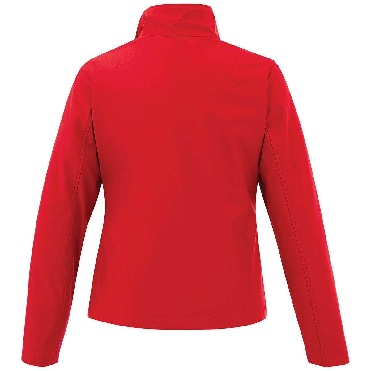 Elevate Women's Team Red Karmine Softshell Jacket: A Stylish and Warm Essential