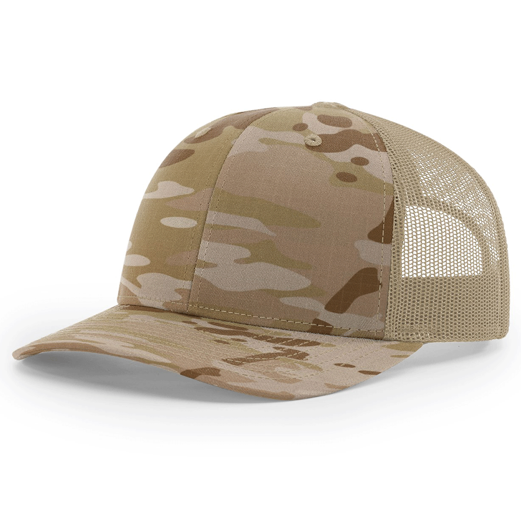 Richardson Multicam Arid/Tan Tactical Trucker Hat: Comfort and Style Combined