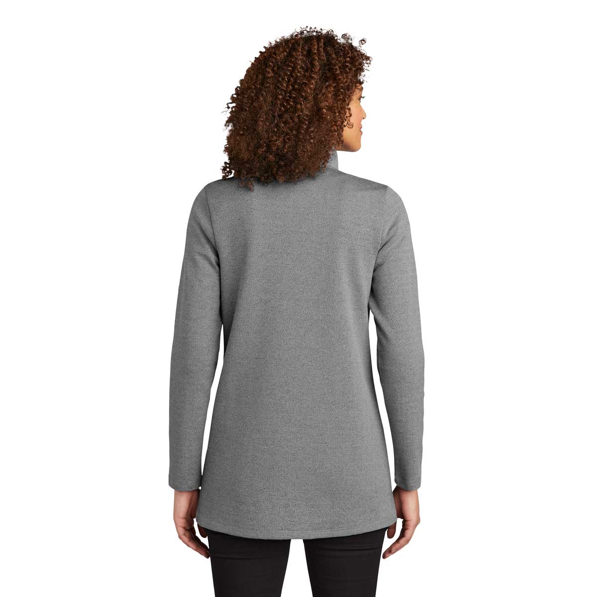 OGIO Women's Stunning Petrol Grey Heather Transition Quarter Zip