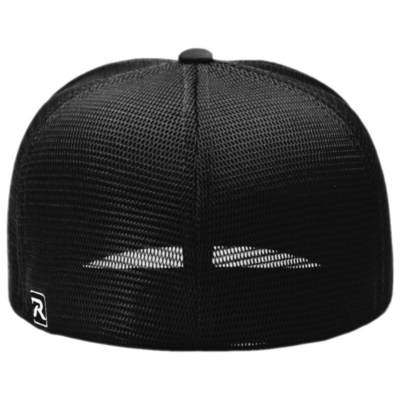 Richardson White/Black Alternate Pulse Mesh R-Flex Cap: A Stylish Americana Headwear