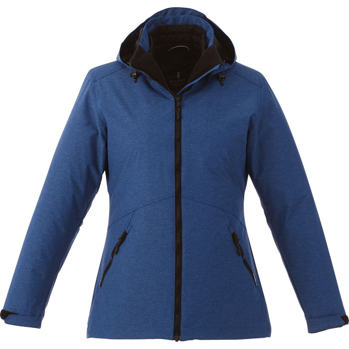 Elevate Women's Metro Blue Heather Delamar 3-in-1 Jacket - The Ultimate Style Upgrade!