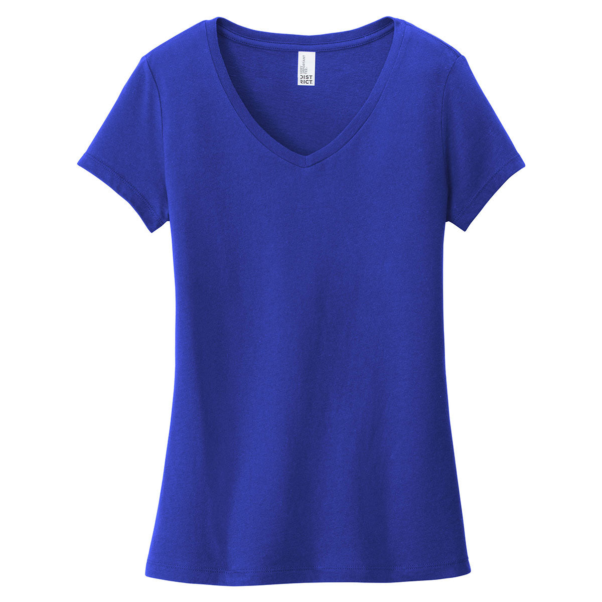 District Women's Deep Royal 'Very Important' V-Neck Tee