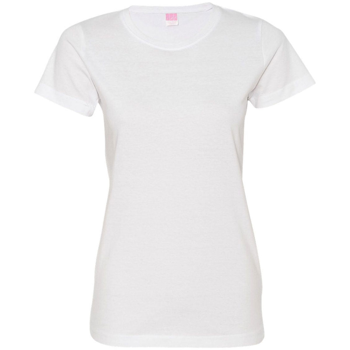 LAT Women's Elegant White Fine Jersey T-Shirt - Ideal for Custom Branding