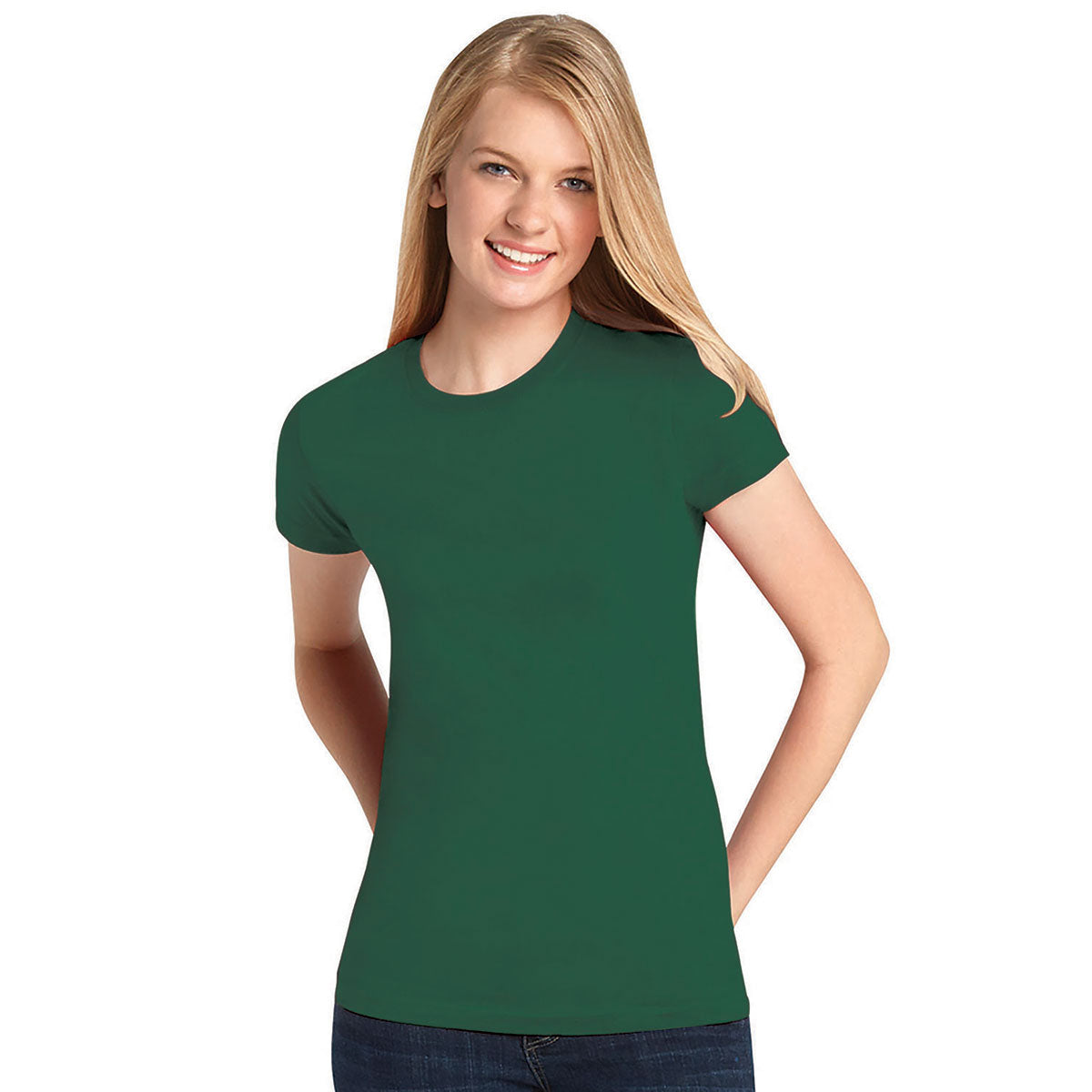 LAT Women's Forest Junior Fit Super Soft Jersey T-Shirt - Ideal for Branding