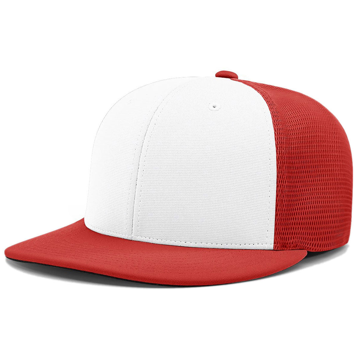 Richardson White/Red Alternate Pulse Mesh R-Flex Hat: A Stylish Americana Essential