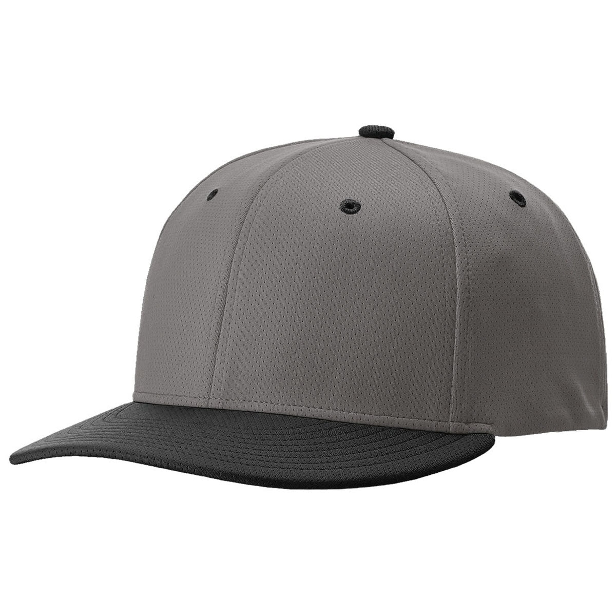 Richardson Charcoal/Black Matrix R-Flex Custom Logo Cap - A Stylish Branding Essential