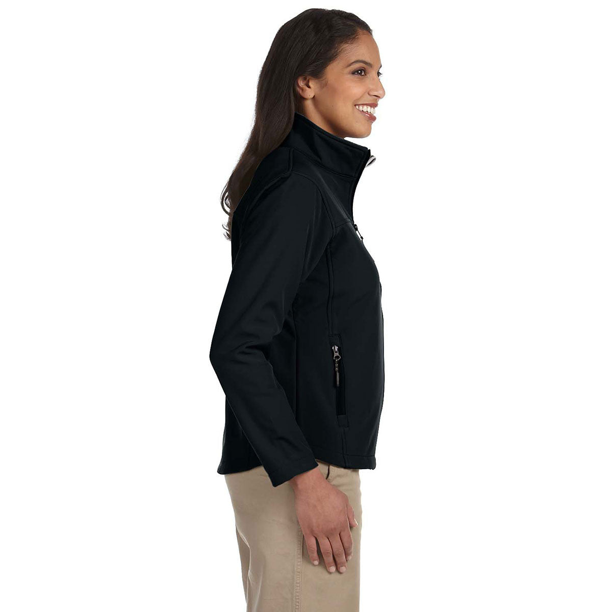 Devon & Jones Stylish Women's Black Soft Shell Jacket