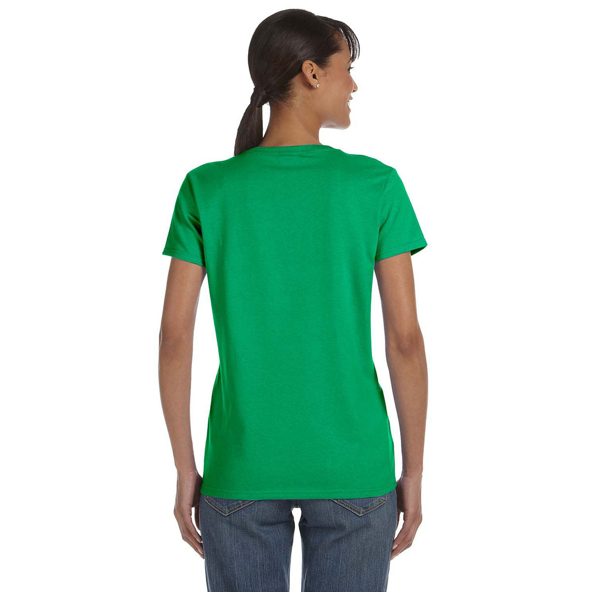 Gildan Women's Stylish Irish Green 5.3 oz. T-Shirt