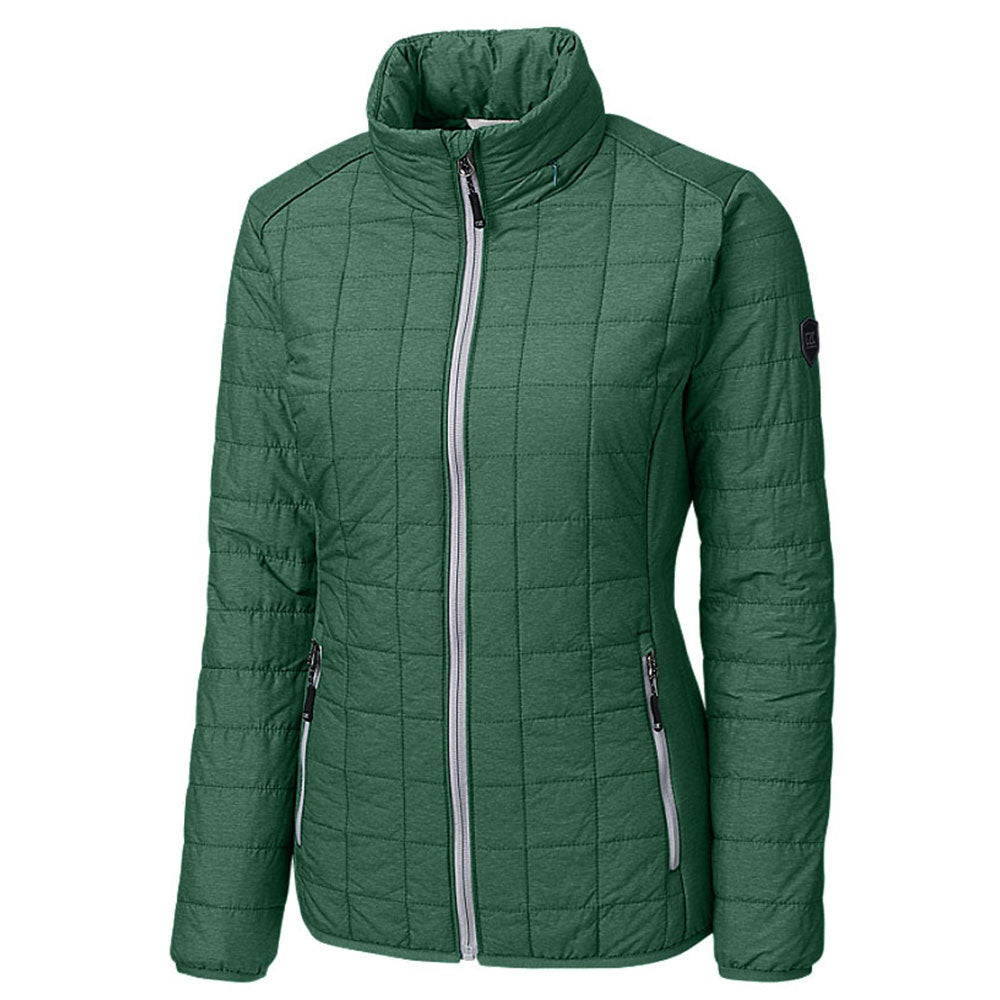 Cutter & Buck Women's Stylish Hunter Melange Rainier Jacket - A Must - Have!