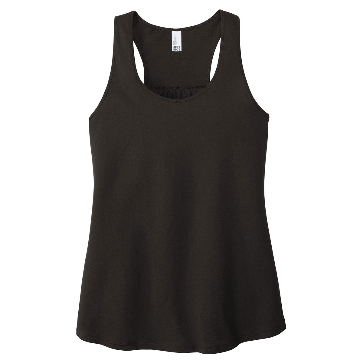 District Women's Stylish Black V.I.T. Gathered Back Tank
