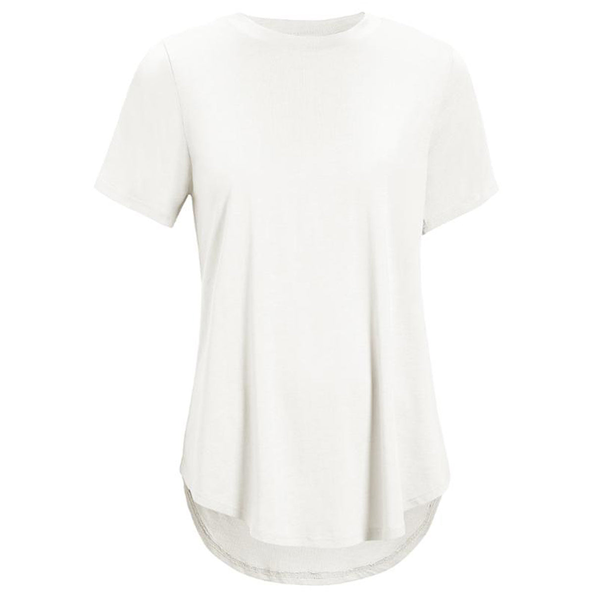 Expert Women's Bone Side Vent Drapey High Low Shirt Tail T-Shirt - A Stylish and Cozy Choice