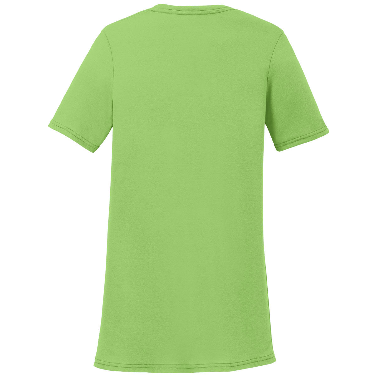 Port & Company Women's Lime Performance Blend V-Neck Tee - Unbeatable Comfort!