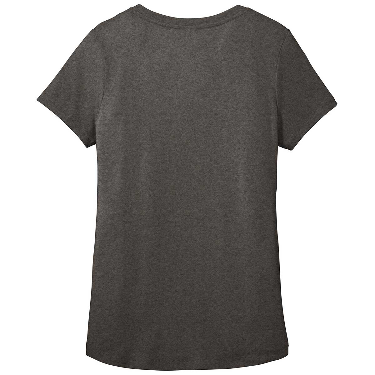 District Women's All-Day Comfort Heathered Charcoal Flex Scoop Neck Tee