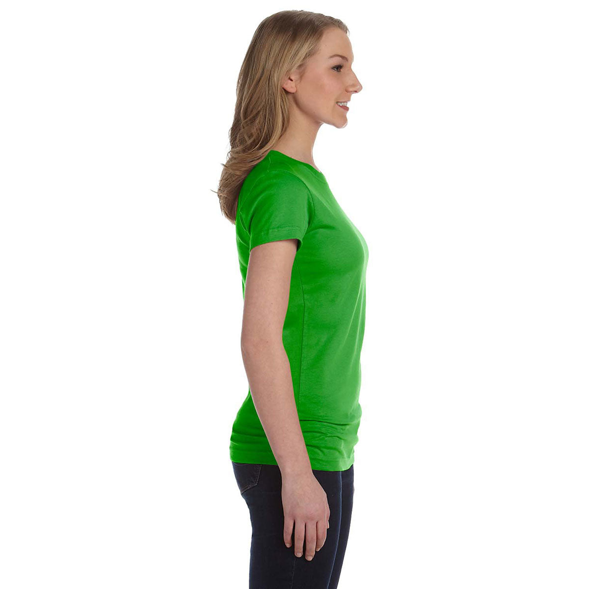 LAT Women's Apple Junior Fit Premium Jersey T-Shirt - Ideal for Brand Promotion
