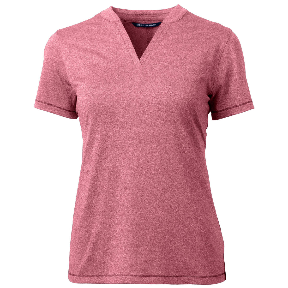 Cutter & Buck Women's Stunning Cardinal Red Forge Stretch Blade Top