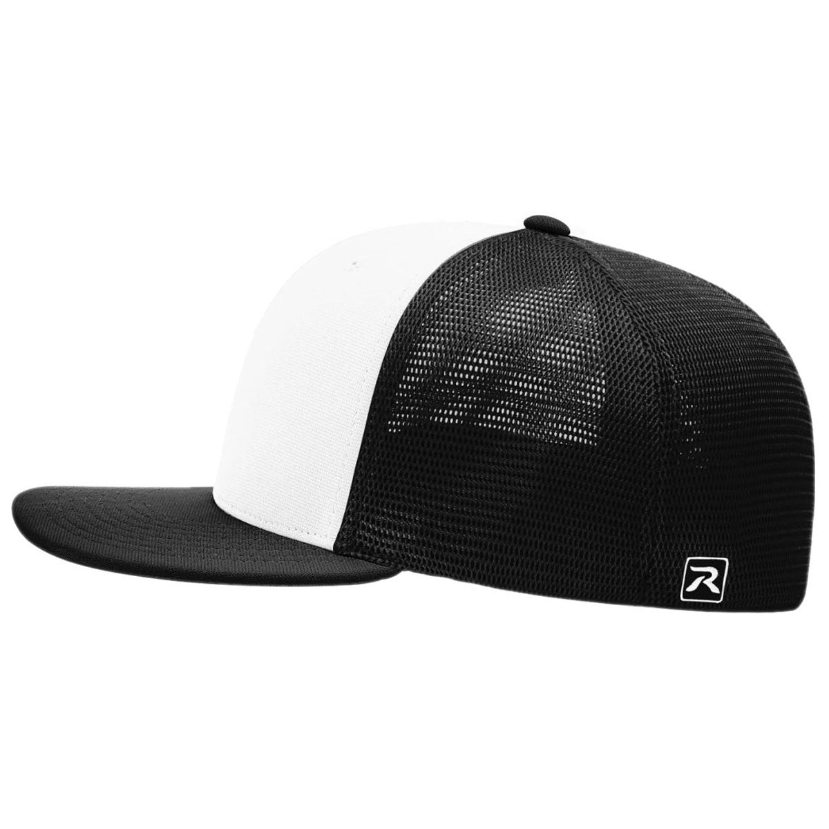 Richardson White/Black Alternate Pulse Mesh R-Flex Cap: A Stylish Americana Headwear