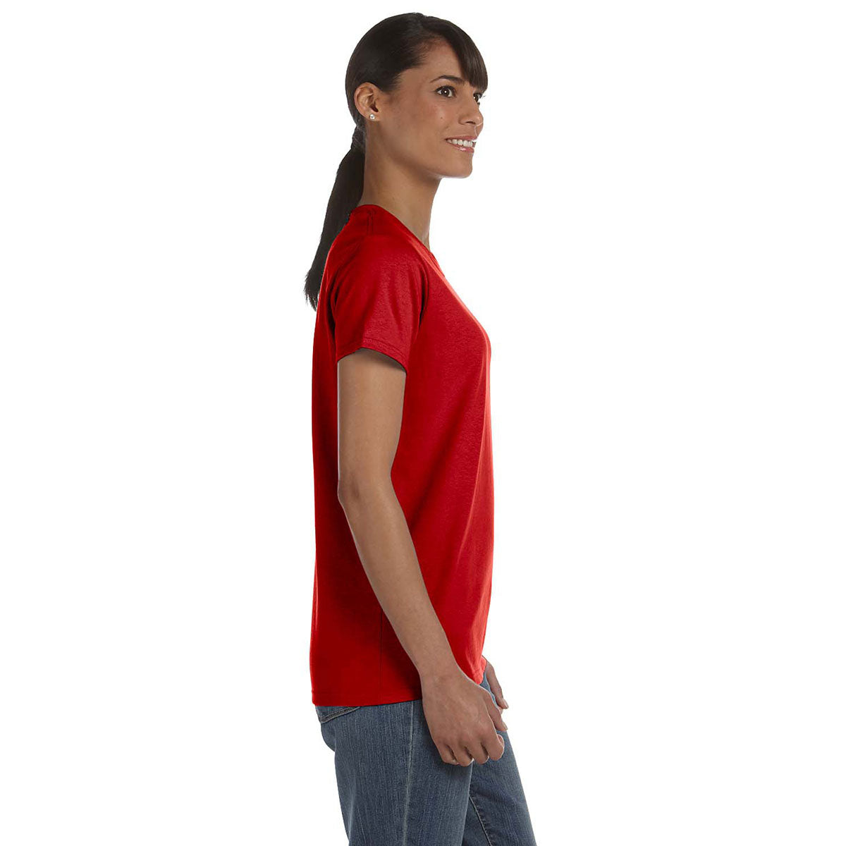 Gildan Women's Stunning Red 5.3 oz. T-Shirt