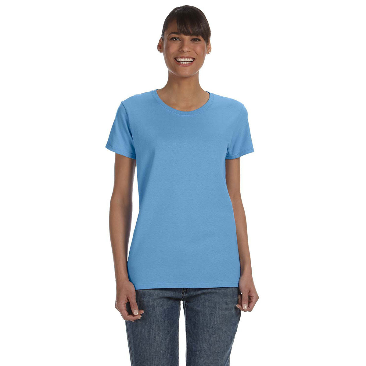 Gildan Women's Stunning Carolina Blue 5.3 oz. T-Shirt