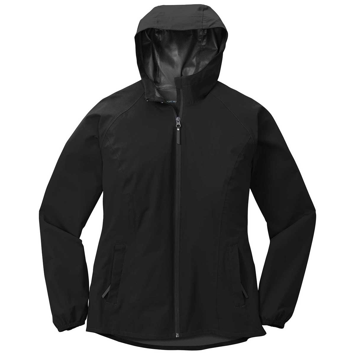 Port Authority Women's Stunning Deep Black Essential Rain Jacket