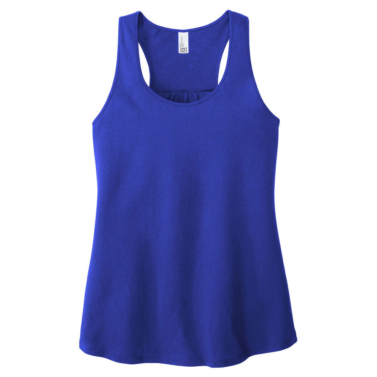 District Women's Deep Royal V.I.T. Gathered Back Tank: A Fashionable Essential