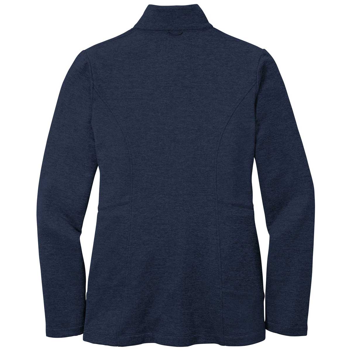 Port Authority Women's Trendy River Blue Navy Heather Fleece Jacket