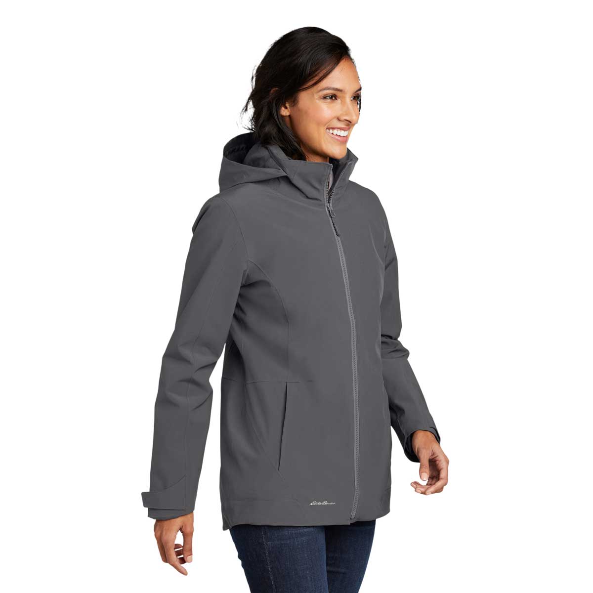 Eddie Bauer Women's Stylish Grey Steel/Metal Grey WeatherEdge 3-in-1 Jacket