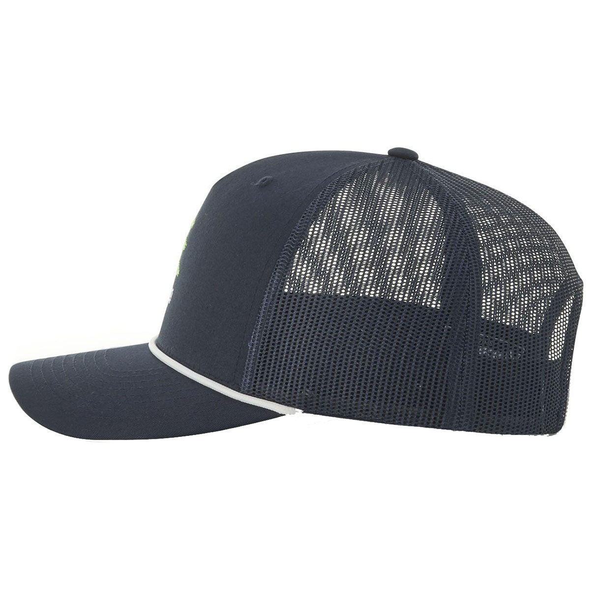 Richardson Navy/White Rope-Trimmed Five Panel Trucker Hat: Wear Your Style Loud!