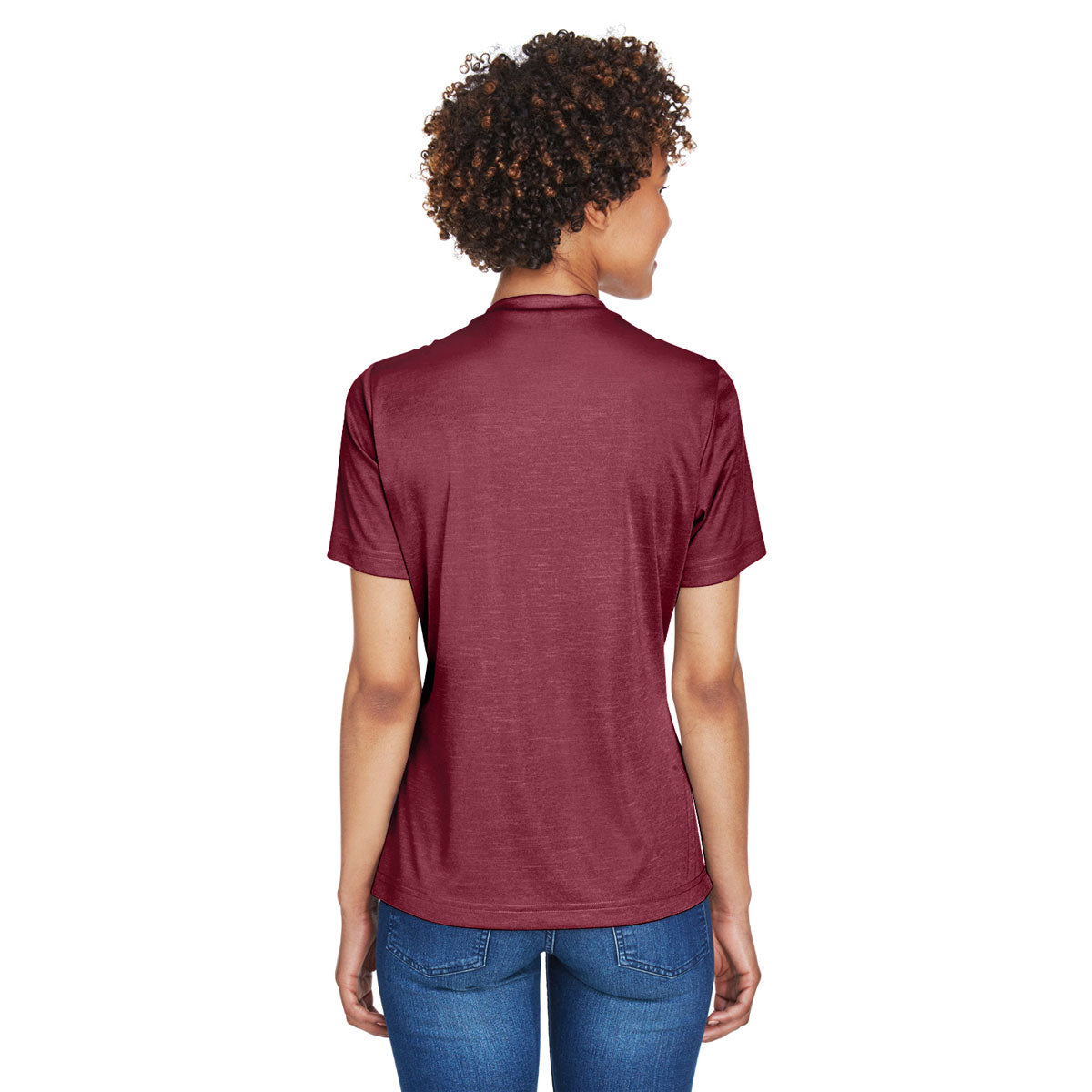 Team 365 Women's Maroon Sonic Heather Performance T-Shirt: A Stylish Choice for Your Team