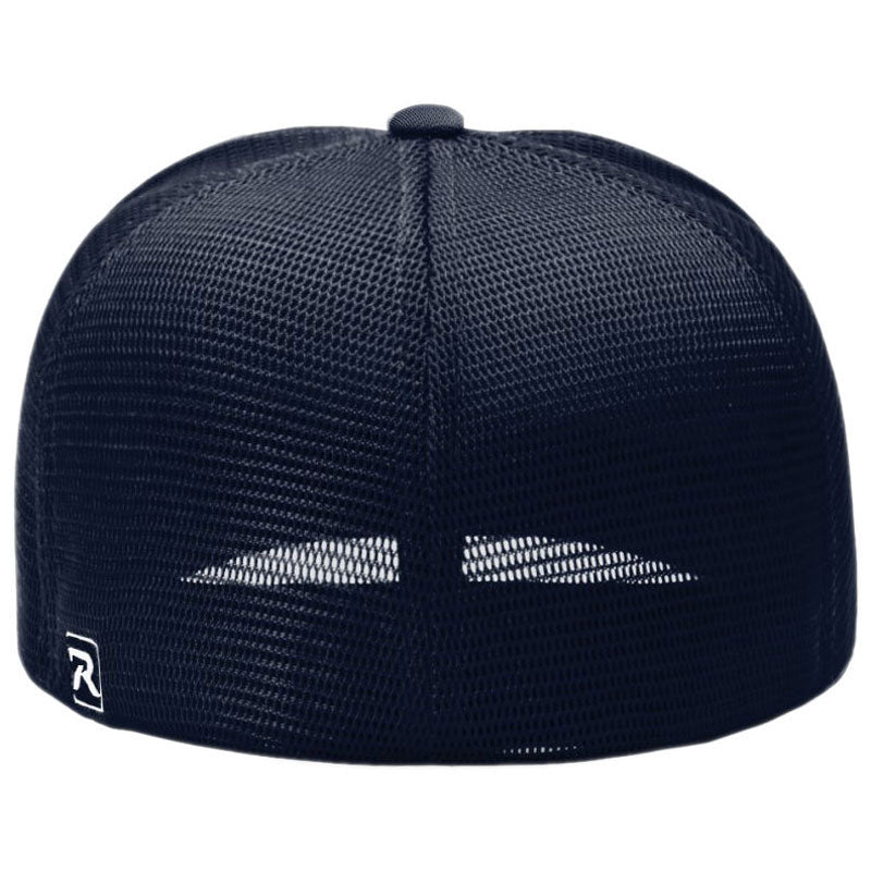Richardson White/Navy Alternate Pulse Mesh R-Flex Cap - A Stylish Headwear with American Charm