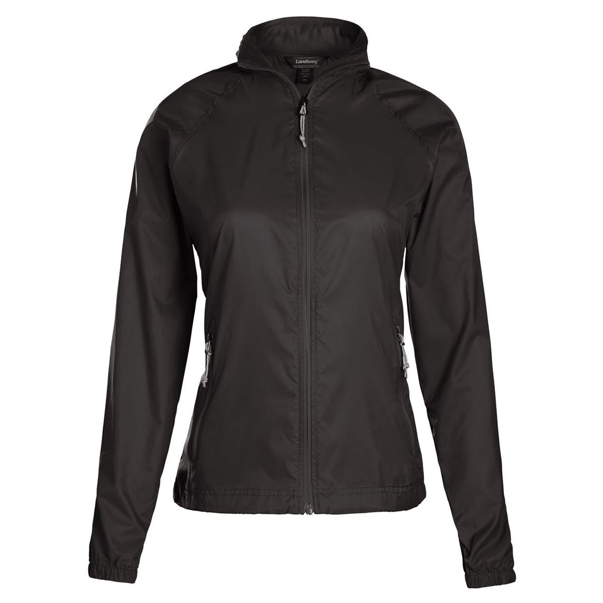 Landway Women's Stylish Black Radius Windbreaker - Perfect for Any Occasion
