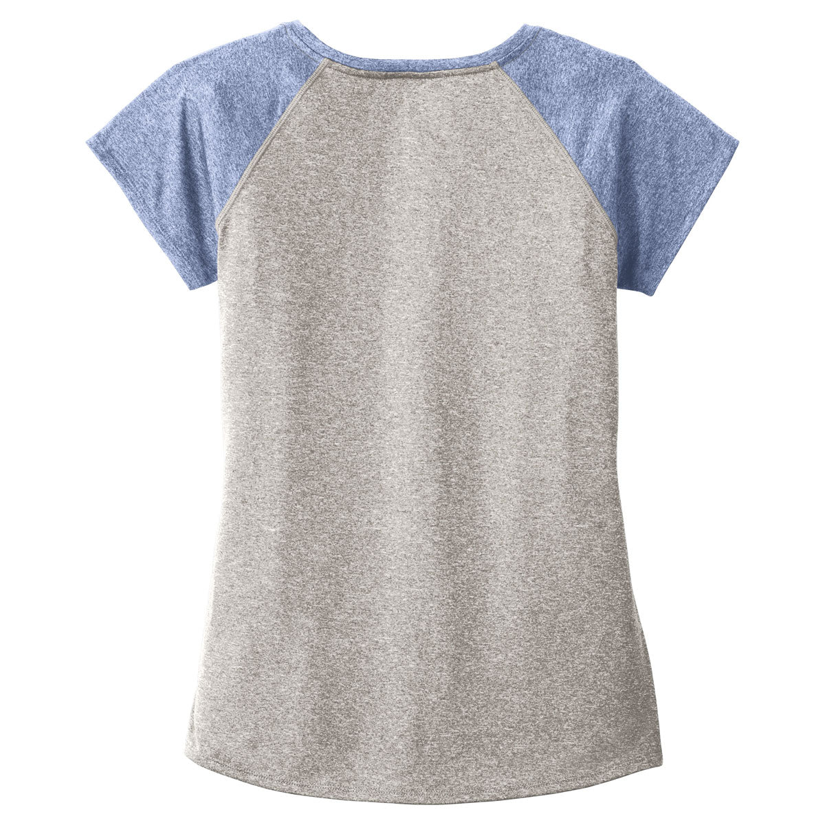 Sport-Tek Women's True Navy Heather-On-Heather Contender Scoop Neck Tee - A Fashionable Corporate Essential