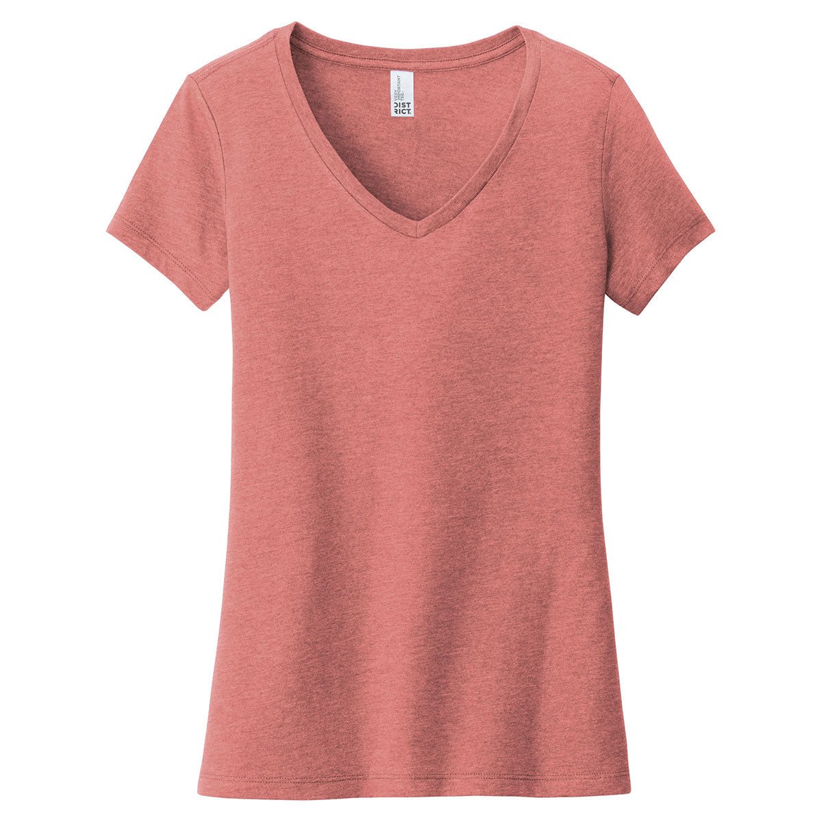 District Women's Blush Frost 'Very Important' V-Neck Tee