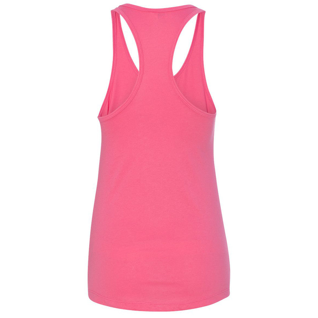 Next Level Women's Stunning Hot Pink Ideal Racerback Tank