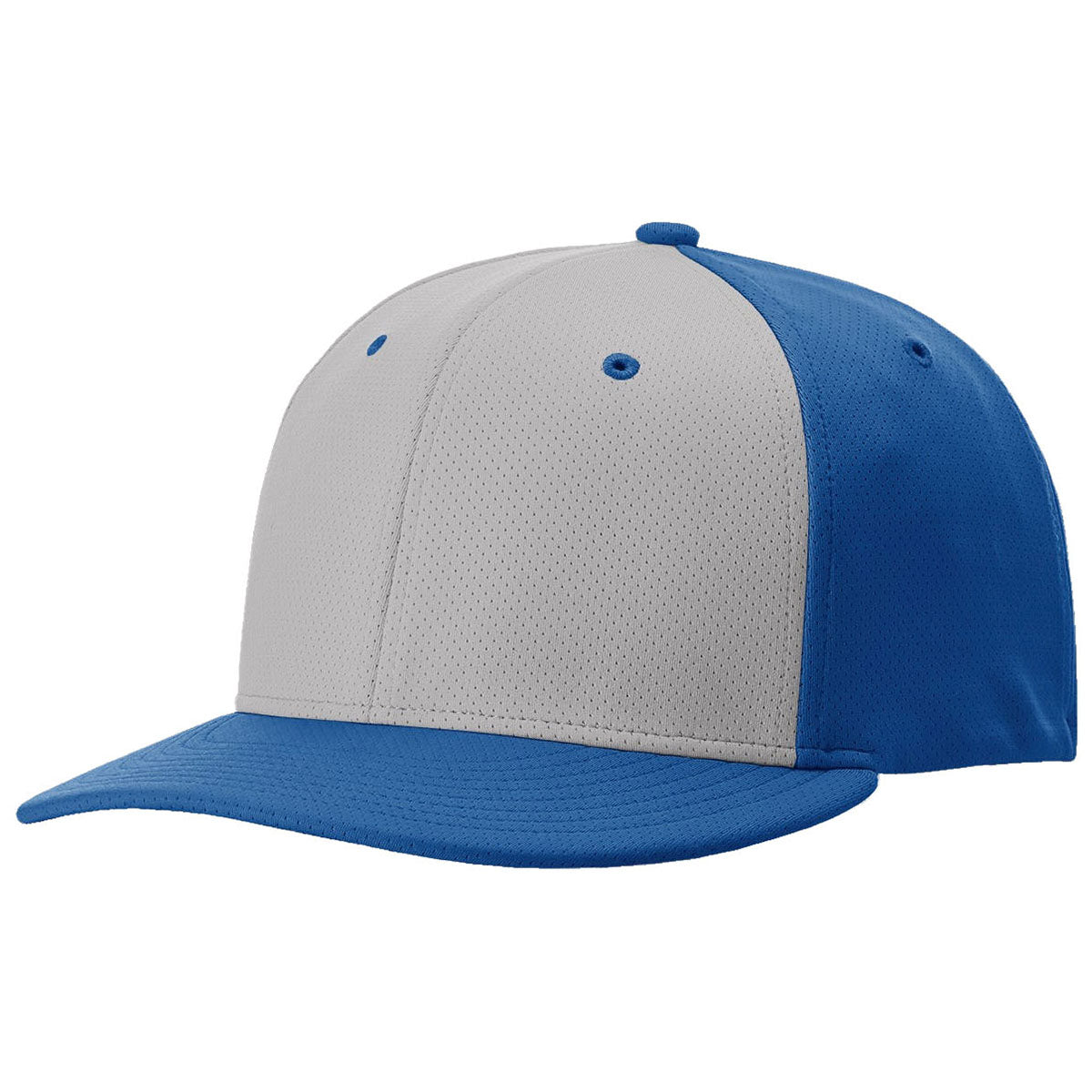 Richardson Grey/Royal Matrix R-Flex Custom Logo Cap - Stylish Brand Promotion
